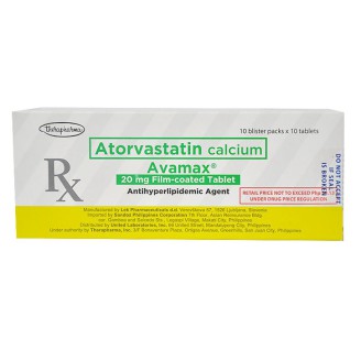 AVAMAX TAB 20MG 100s