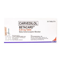 BETACARD TAB 6.25MG GX 30s