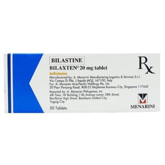 BILAXTEN 20MG TAB 50's