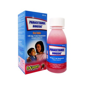 BIOGESIC STRAW 120MG 60ML