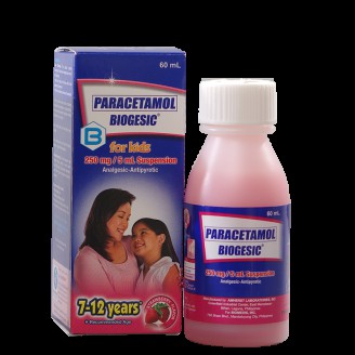 BIOGESIC STRAW 250MG 60ML