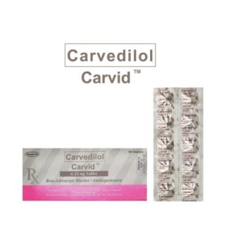 CARVID TAB 25MG 30s
