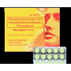 DECOLGEN FORTE TAB (ULAB) 100