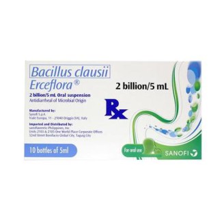 ERCEFLORA 2 BILLION ORAL SUSP 5MLs 10
