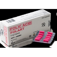 FOLART CAP 5MG 100S