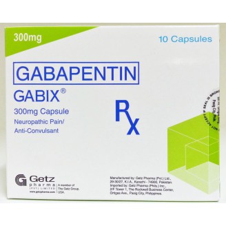 GABIX CAP 300MG GETZ 10s
