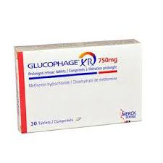 GLUCOPHAGE XR 750MG TABs 60s