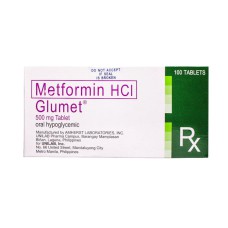 GLUMET TAB 500MG 100