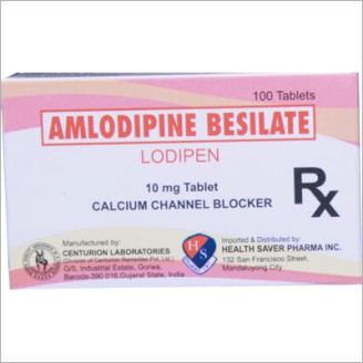 LODIPEN 10MG TAB 100S(amlodipine)
