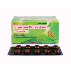LOZAK 100MG TAB 100'S (losartan)