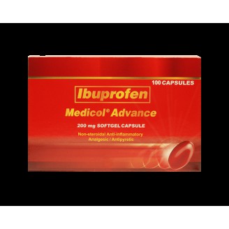 MEDICOL ADVNCE SFTGEL CAP 200MG 100