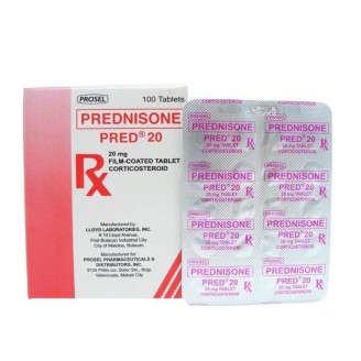 PRED 20 20MG TAB 500s