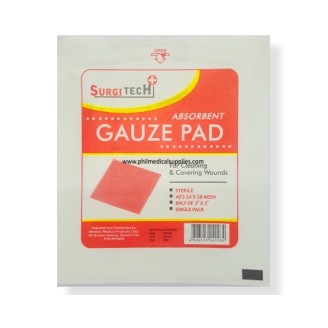 SURGITECH GAUZE PAD 3X3 100s (MEDASIA)