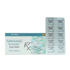 VENTOLIN TAB 2MGs 100s
