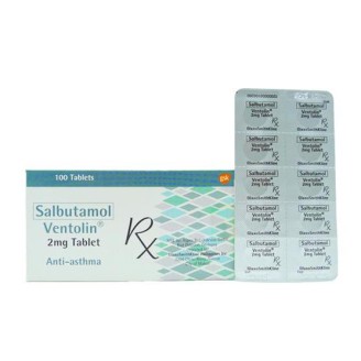 VENTOLIN TAB 2MGs 100s